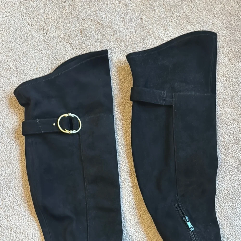 Calvin Klein Elegant Black Knee-High Women's Boots